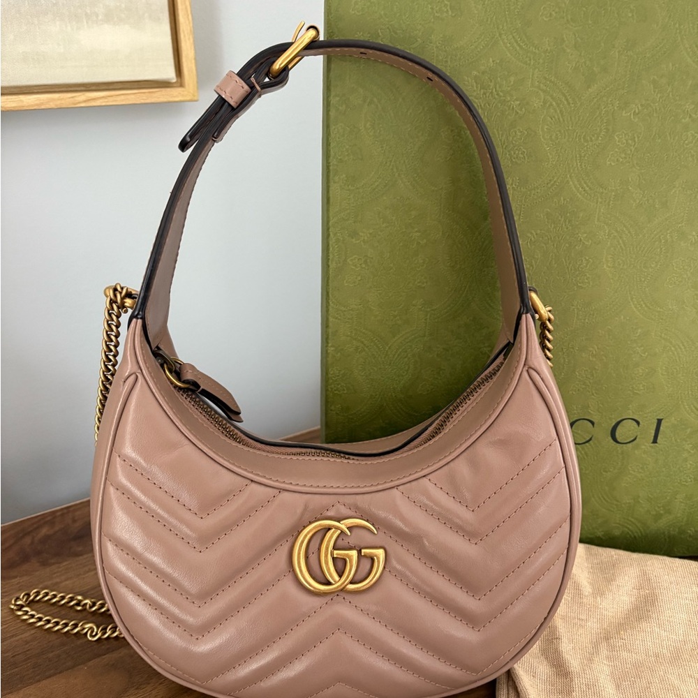 Gucci Maramont Shoulder Bag with Gold Accents - Picture 3 of 13